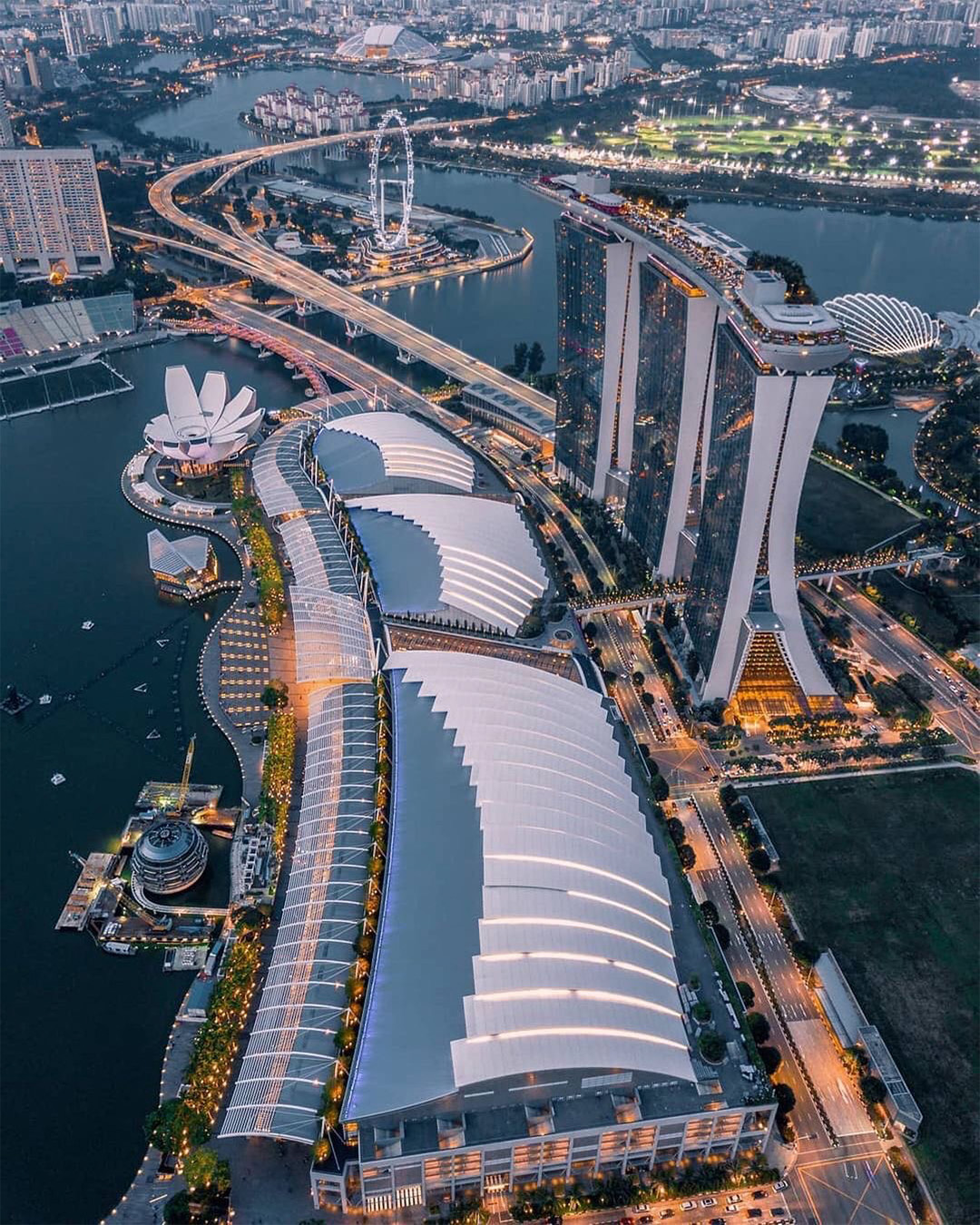 Обзорная экскурсия по Сингапуру. (Marina bay sands)